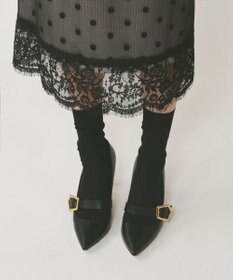 GRACE CONTINENTAL ドットチュールタイトスカート