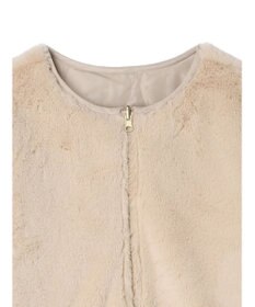 earth music&ecology ファー＆キルティングリバーシブルコート