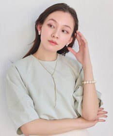 Phoebe メタルボールゴムブレスレット　ゴールド