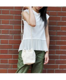 UNBILLION perche サスティナブルメッシュドロストショルダーバッグS