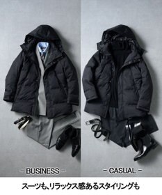 GOTAIRIKU WEB限定【仕事で着られる】ドレスダウンコート_ストレッチツイル_25年新作