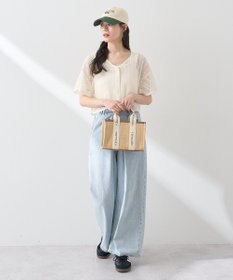 earth music&ecology ＳＥＴ２点レースカーディガン＋レイヤードインナー