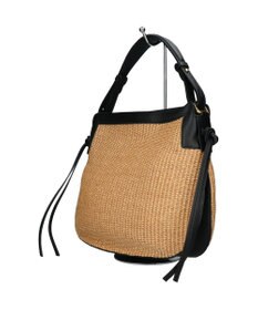 INTER-CHAUSSURES 【LORISTELLA】2WAY異素材コンビネーションショルダーバッグ