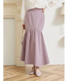 earth music&ecology ギャザー切替マーメイドスカート