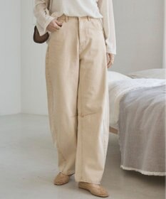 WEGO 【ANGIE VINTAGE】バレルレッグデニムパンツ