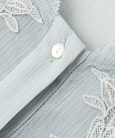 YECCA VECCA ラッフルレースブラウス