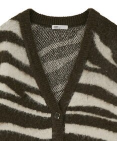 CRAFT STANDARD BOUTIQUE アニマルジャカードニットカーディガン