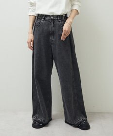 Green Parks ・ＳＵＧＡＲ　ＳＰＯＯＮ　タックデニムワイドパンツ