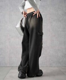 WEGO デニムパラシュートカーゴパンツ