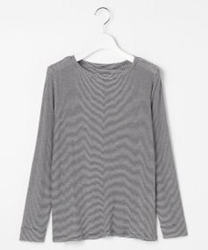 J.PRESS LADIES 【WEB限定】シアーストレッチフライス クルーネック シアー カットソー