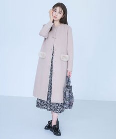 TOCCA 【美人百花掲載】【一部カラー撥水】TRIM WAVES MINITOTE ミニトートバッグ
