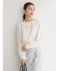 Green Parks ｅｆ－ｄｅ　ギャザーブラウス