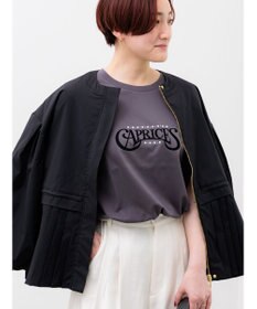 Te chichi パール&ロゴプリントTシャツ