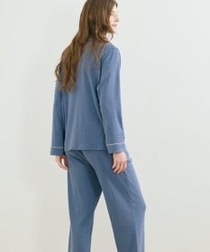 une nana cool 【綿100%】やわらか杢フライスパジャマ MADE WITH LIBERTY FABRIC