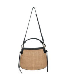 INTER-CHAUSSURES 【LORISTELLA】2WAY異素材コンビネーションショルダーバッグ