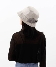 AURORA 【 LANVIN COLLECTION（ランバン コレクション） 】ラメツイードクロッシェハット