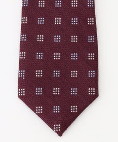J.PRESS MEN ライトウェイトウールシルク 小紋柄ネクタイ