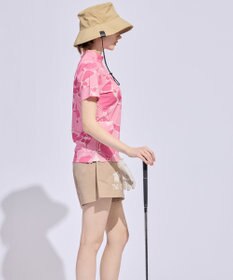 PW CIRCULUS 【MEN】WATER SURFACE プリントモックネックT ゴルフウェア レディース