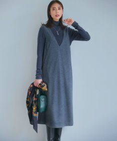 23区 L 【洗える】ウーステッドウール タートルネック ニット