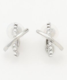 ANY 【WEB限定】クロスフープイヤリング(両耳用)