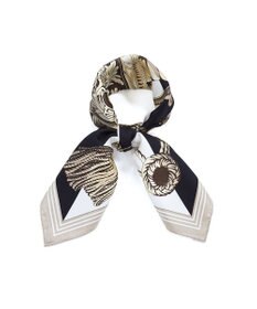 Marca ＜春の新作！＞【伝統横濱スカーフ】ビッグタッセル&鞍（FET-056） 小判 シルクツイル スカーフ