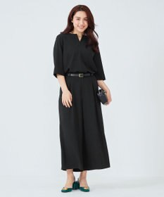 23区 L 【Lサイズ限定】ハイストレッチツイル ブラウス