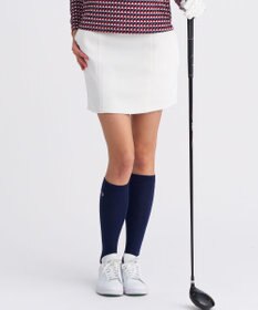 23区GOLF 【WOMEN】ライトダンボールストレッチスカート ホワイト系