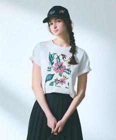 TOCCA 【接触冷感・UV90%以上カット・洗える】EXOTIC FLORAL Tシャツ