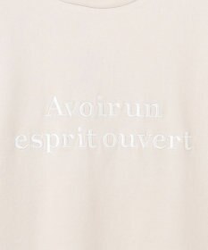 UNFILO 【新色追加】BEAUTY FORM-Tコットン ロゴフレンチT