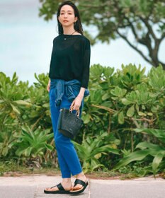 23区 【CLASSY.6月号掲載/Oggi4月号掲載】雑材 バンブー ハンドル ショルダー