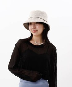 AURORA 【 LANVIN COLLECTION（ランバン コレクション） 】ラメツイードクロッシェハット