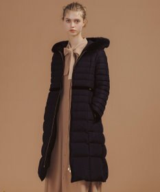 TOCCA 【消臭】HEART SHOT ロングダウンコート ネイビー系