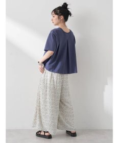 earth music&ecology バックタッククロップドＴ