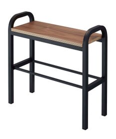 tower 立ちやすいベンチシューズラック タワー  ブラック