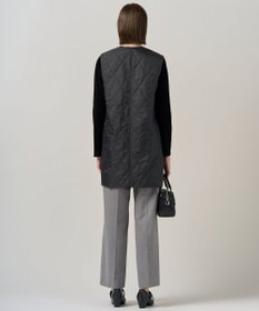 ICB 【洗える・リバーシブル着用可】T/Wツイルキルト リバーシブル パディング ジレ