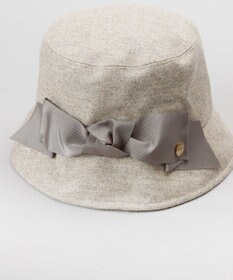 AURORA 【 LANVIN COLLECTION（ランバン コレクション） 】ラメツイードクロッシェハット