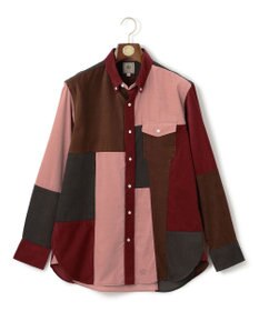 J.PRESS MEN コーデュロイパッチワークシャツ