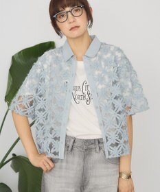 AMERICAN HOLIC アートレース半袖シャツ