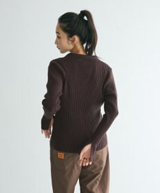 CRAFT STANDARD BOUTIQUE 襟付きニットコンパクトカーディガン