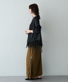 YECCA VECCA 裾アシメデザインプルオーバー②