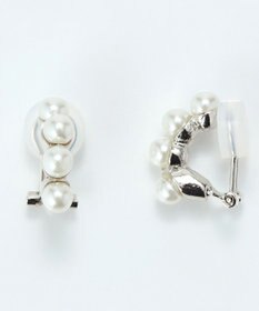 Phoebe 【痛くないシリーズ】ノーブルパールエアリーイヤリング　シルバー