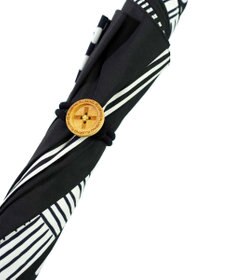 +RING 【UVカット95%以上】【UPF50＋】プラスリング レディース向け 晴雨兼用（長ショート） BLK T1296