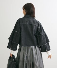 Green Parks ・ＤＯＵＢＬＥ　ＦＬＡＧＳ　フレアスリーブＧジャン