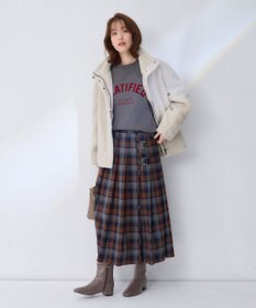 ANY 【洗濯機可能】ボアスタンドカラーブルゾン