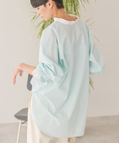 AMERICAN HOLIC イージーケアバンドカラーロングシャツ