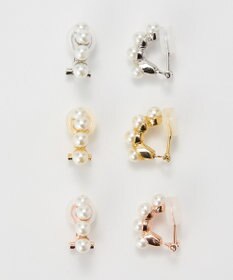 Phoebe 【痛くないシリーズ】ノーブルパールエアリーイヤリング　シルバー