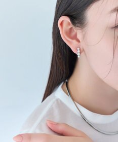 Phoebe 【痛くないシリーズ】ノーブルパールエアリーイヤリング　シルバー