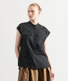 JOSEPH 【洗える】ポプリン　ノースリーブブラウス