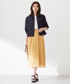 J.PRESS LADIES L 【洗える】ブライトスパンボイル スカート