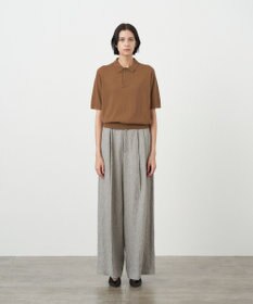 ATON LINEN RAMIE TOP | ワイドパンツ